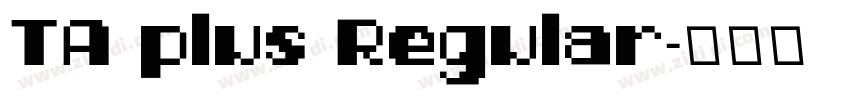 TA plus Regular字体转换